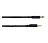 Cordial Câble de liaison Jack CFS 0,6 WW 1x Jack mâle 3,5 mm – 1x Jack mâle 3,5 mm noir 0,6 m