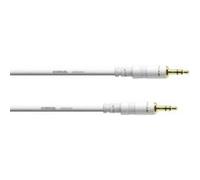 Cordial Câble audio minijack CFS0.6WW-SNOW stéréo 60 cm blanc