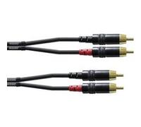 Cordial CFU 0,6 CC Câble RCA mâle / RCA mâle 0.6m Noir G