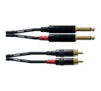 Cordial cfu1. 5pc - câble audio 2 jacks mono - 2 rca mâles 1,5 m G