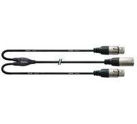 Cordial Y-adaptateur câble CFY 0.3 MFF 0,3 m