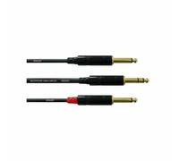 Cordial CFY 1,5 VPP Câble D'Instrument 1,5 M Jack 6,3 MM Stéréo / 2 X Jack