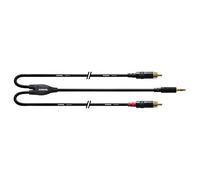 Cordial Cable Y Bretelle Minijack/2 RCA Longs 3 M Câbles jack / instrument