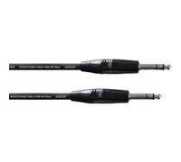CORDIAL - CIM 0,3 VV - Câble Audio Jack 6,35 mm Stéréo vers Jack 6,35 mm Stéréo - 0,30 m