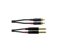 Cordial CFU 3 PC-SNOW câble audio 3 m 2 x RCA 2 x 6,35 mm Blanc