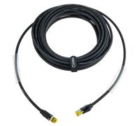 Cordial 15539 RJ45 Câble réseau, câble patch CAT 5e S/UTP 10.00 m noir gaine PUR 1 pc(s)