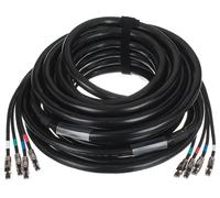 Cordial 15658 RJ45 Câble réseau, câble patch CAT 6a S/FTP 20.00 m noir gaine PUR 1 pc(s)