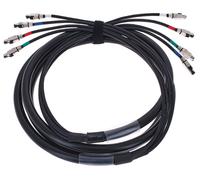 Cordial 15655 RJ45 Câble réseau, câble patch CAT 6a S/FTP 5.00 m noir gaine PUR 1 pc(s)