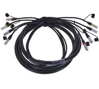 Cordial 15662 RJ45 Câble réseau, câble patch CAT 6a S/FTP 5.00 m noir gaine PUR 1 pc(s)