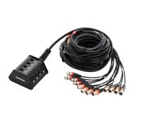BOITIER DE SCNE 8 ENTRES 4 SORTIES XLR CBLE 15 M