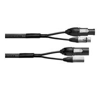 Cordial CPH 15 DMX15 PWR125 T1 - Câble DMX XLR 5 pts - Powercon True1 - 15m - XLR Femelle 5 broches
