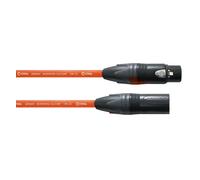 Cordial CPM10FM-OR - Câble microphone XLR mâle/XLR femelle orange - 10m