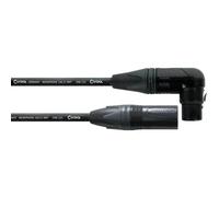 CORDIAL - CPM7.5FRM - Câble micro avec XLR fem. Coudée XLR mâle 7,5 m, Fiches NEUTRIK, Select