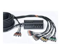 CORDIAL - CYB 16-4 C - Boîtier de scène 16 Entrées XLR Femelle / 4 Sorties XLR Mâle - 30,0 m