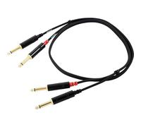 CORDIAL CABLES Câble audio double jack mono 90 cm CÂBLES AUDIO Essentials Jack