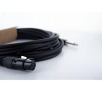 Cordial EM 5 FP XLR Câble de liaison [1x XLR femelle 3 pôles - 1x Jack mâle 6,3 mm (mono)] noir