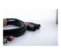 Cordial EU 1 MC XLR Câble de liaison [2x XLR mâle 3 pôles - 2x Cinch-RCA mâle]