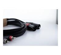 Cordial EU 6 MC XLR Câble de liaison [2x XLR mâle 3 pôles - 2x Cinch-RCA mâle]