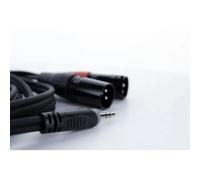 Cordial EY 3 WMM XLR Adaptateur Y [1x Jack mâle 3.5 mm - 2x XLR mâle 3 pôles]