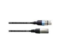Cordial Intro CCM FM - Câble pour microphone - 0.22 mm² - XLR femelle pour XLR mâle - 1 m - blindé - noir