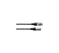 Cordial XLR Verbindungscâble [1x XLR-Buchse - 1x XLR-Stecker] 7.5 m noir CCM7,5FM