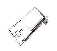 Cordier de banjo à 5 cordes en alliage de zinc Cordier de pont chromé Accessoire de remplacement de banjo Pièces et accessoires faciles à installer