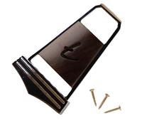 Cordier de chevalet de guitare à 6 cordes, amélioration du ton en métal et palissandre, assemblage de matériel de remplacement léger pour guitares électriques à corps creux Jazz