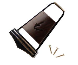 Cordier de chevalet de guitare à 6 cordes, amélioration du ton en métal et palissandre, assemblage de matériel de remplacement léger pour guitares électriques à corps creux Jazz