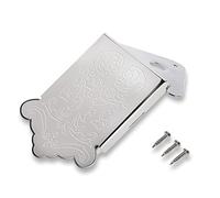 Cordier de mandoline argenté avec vis - pièce de rechange - accessoire décoratif et durable. Élégant. (Argent)