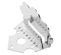 Cordier de Mandoline en Métal Chromé, Nuage, 60x35 MM | Remplacement Facile, Finition Chrome, pour Guitare et Ukulélé, Usage Pratique à Maison