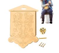 Cordier de mandoline - Pièces de cordier pour mandoline | Boucle conçue, vis, instruments de musique, spectacles de jeux de fête de festival pour débutants scolaires