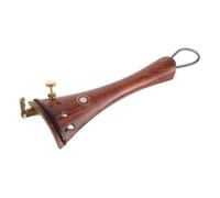Cordier de Violon avec Micro-accordeurs Métalliques 4/4 en Bois Rouge | Finition Marron à Œil de Poisson, Cordelette Incluse, Pièce de Remplacement pour Lutherie 4/4