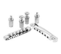 Cordier / sillet de chevalet vhbw Stop Tail pour guitare électrique - compatible Gibson Les Paul - argent G
