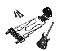 Cordier trapézoïdal pour guitare | 6 cordes de rechange | Tailpiece Bridge Trapeze - pour bricolage, scène, performance en direct, studio, cabinet d'enregistrement