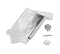 Cordier triangulaire en métal pour mandoline à 8 cordes avec matériel de montage pour instruments de musique - Pièce de rechange de type fermé