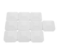 Cordiérite Briquettes 10 Pièces 2x2 Pouces, de Remplacement | Pierre Blanche, Température Constante, Moins de Flambées, Adaptées aux Barbecues à Gaz, Foyers à Gaz, Camping et Cuisson