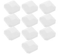 Cordiérite Briquettes de Remplacement 10 Pièces | Blanches, Retiennent Mieux la Chaleur, Température Régulière, Adaptées aux Inserts et Cheminées à Gaz, pour Grillades
