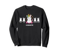 Cordiste licorne amusante pour les employés Sweatshirt