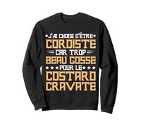 Cordiste Trop Beau Gosse Costard Cravate Travail Escalade Sweatshirt