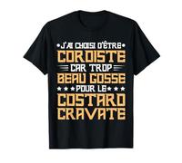 Cordiste Trop Beau Gosse Costard Cravate Travail Escalade T-Shirt