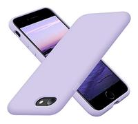 Cordking Coque pour iPhone SE 2020, iPhone 7 8, Coque en Silicone Ultra Fine Antichoc avec Doublure en Microfibre Douce, 11,9 cm, Violet Clou de Girofle