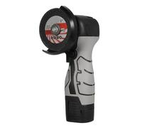 Cordless Angle Grinder 7000RPM Electric Grinding Tool Mini Grinder W 2Pcs 16.8V 2000mAh Battery And Cutting Blade For Cutting(Black 2B)