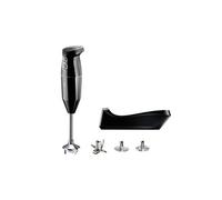 bamix cordless Set avec mixeur plongeant sans fil, Station de charge, Couteau étoile, Disque fouet, Disque mélangeur, Inox, 250 W, 2 vitesses, Fabriqué en Suisse, Noir