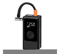 Cordless Car Tire Inflator - Portable Air Compressor | 18x8cm Fast Pump with Auto Shutoff, Aluminum Alloy Pump with LED Light, Tire Inflator, Compact Car Accessories, Motorcycle