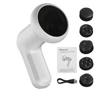 Cordless Cellulite Massager, appareil de sculpture à 6 vitesses, appareil de massage électrique portable pour femmes, hommes, adultes