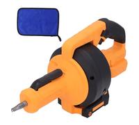Cordless Electric Drain Auger Auto Feed Plumbing Snake Drain Tool Power Hair Removal for Sewer Bathroom 3/4in-2in Pipe (Jaune)