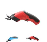 Cordless Electric Scissors, Portable Rechargeable Handheld Cordless Electric Scissors, for Fabric, Carpet, Leather, Cardboard (Red)