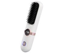 Cordless Hair Brush - 4 Level Wireless, Straightener Brush with Heating Effectively, Travel Straightener, Hair Accessories, Styling Tool for Home Salon Travel Vacation Business Trips Teens Women