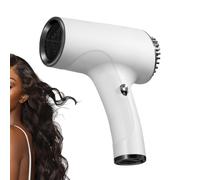 Cordless Hair Dryer - Rechargeable 500W Plug In Hot And Cold Blower | 2 Speeds Rechargeable Low Noise Hair Blow Dryer 18x14.5cm For Women, Men, Home, Bedroom, Dorm, Travel
