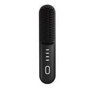 Cordless Hair Straightener Brush - Portable Styling Brush With 4 Temperature Settings, Rechargeable Curling & Straightening Comb, Anti-Scald Design, For Home Travel Outdoor